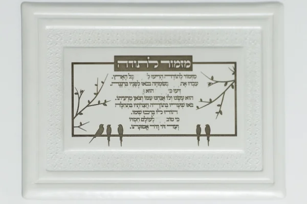 מזמור לתודה עור